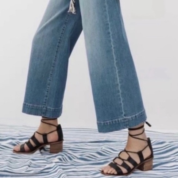 Madewell Shoes - Madewell Daniela Block Heel Lace Up Sandals